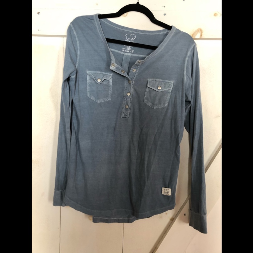Ivory Ella Henley with pockets.